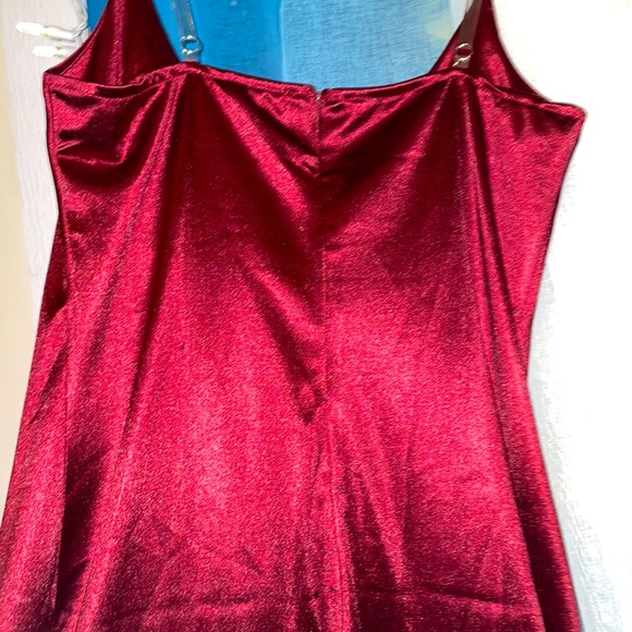 Red Satin Dress - Picture 4 of 4